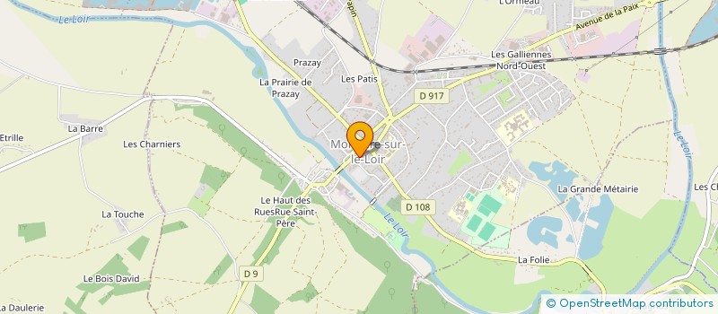localisation de l'entreprise MONSIEUR GILLES RACAULT  MONTOIRE-SUR-LE-LOIR
