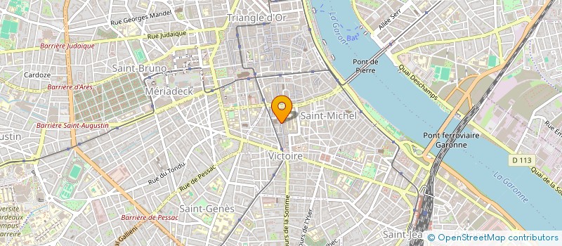 localisation de l'entreprise MONSIEUR GILLES RAGOT à BORDEAUX