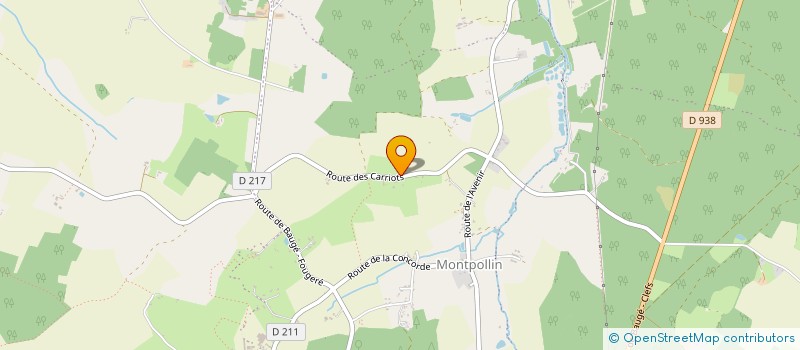 localisation de l'entreprise MONSIEUR GILLES RAIMBAULT  BAUGE-EN-ANJOU