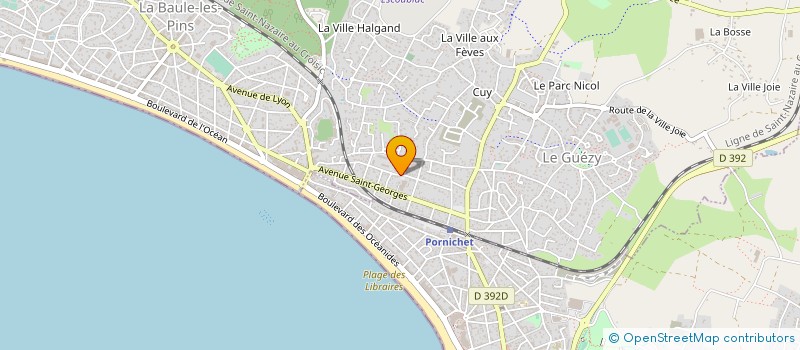 localisation de l'entreprise MONSIEUR GILLES RAISON à LA BAULE-ESCOUBLAC