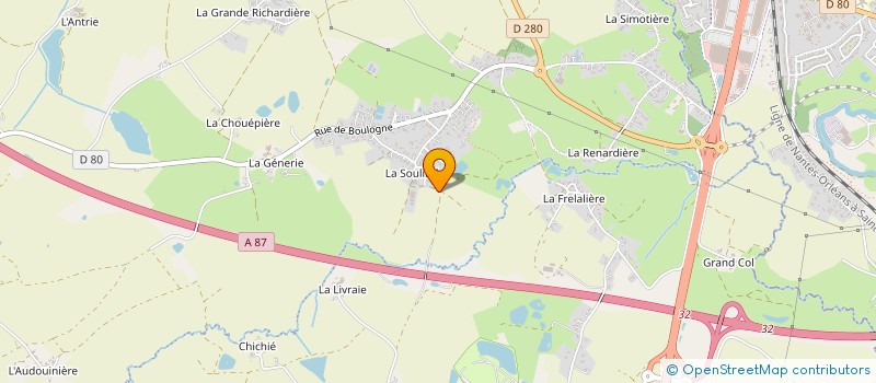 localisation de l'entreprise MONSIEUR GILLES RAMBAUD à AUBIGNY-LES CLOUZEAUX