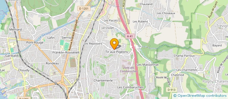 localisation de l'entreprise MONSIEUR GILLES RANOUIL à AIX-LES-BAINS