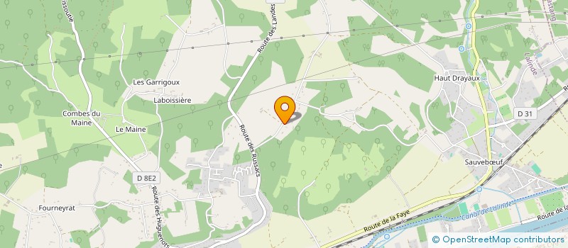 localisation de l'entreprise MONSIEUR GILLES RANTIER  LALINDE