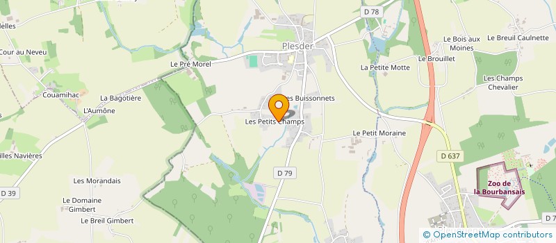 localisation de l'entreprise MONSIEUR GILLES RAVAILLAULT  PLESDER