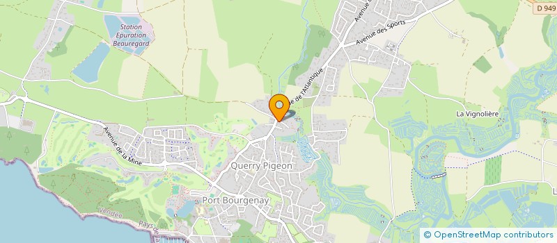 localisation de l'entreprise MONSIEUR GILLES RAVET  TALMONT-SAINT-HILAIRE