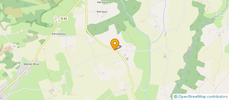 localisation de l'entreprise MONSIEUR GILLES REBILLARD  SCRIGNAC