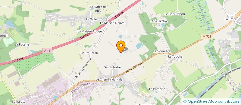 localisation de l'entreprise MONSIEUR GILLES REBION  CARQUEFOU