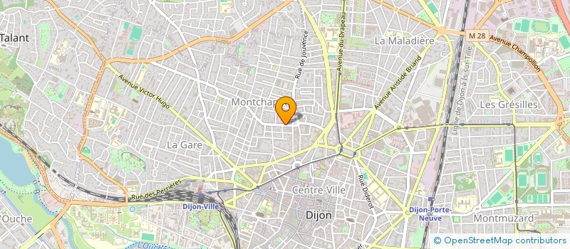 localisation de l'entreprise MONSIEUR GILLES REBOUL à DIJON