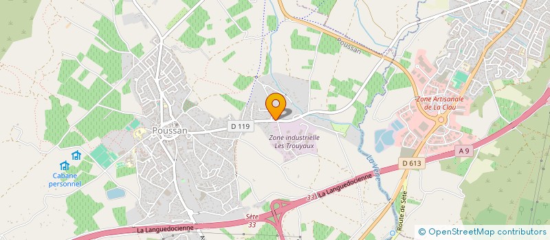 localisation de l'entreprise MONSIEUR GILLES RECOLIN  POUSSAN