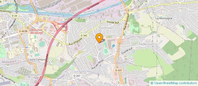 localisation de l'entreprise MONSIEUR GILLES REGAZZONI à EXINCOURT