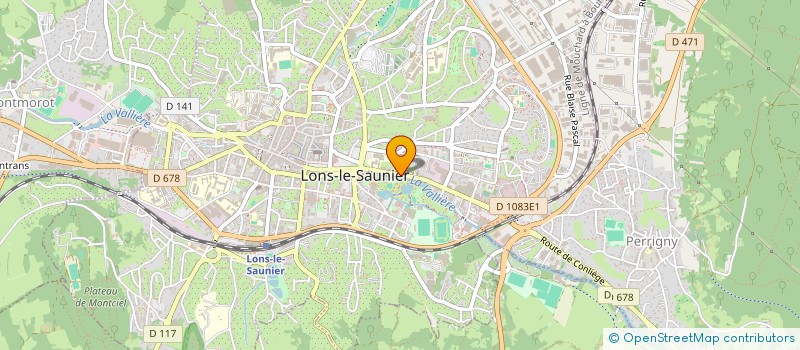 localisation de l'entreprise MONSIEUR GILLES REICHARDT à LONS-LE-SAUNIER