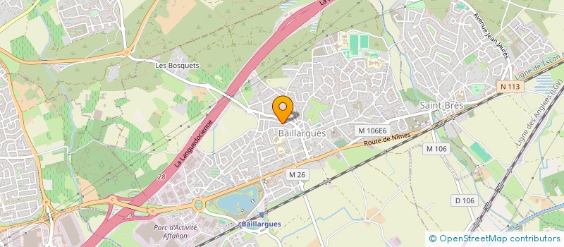 localisation de l'entreprise MONSIEUR GILLES REMILLET à BAILLARGUES
