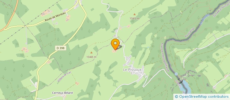 localisation de l'entreprise MONSIEUR GILLES REMONNAY  VILLERS-LE-LAC