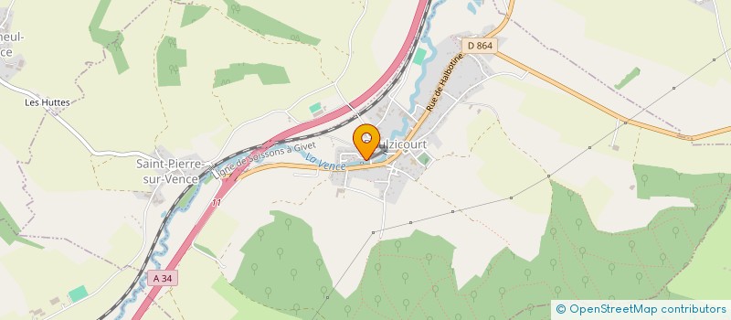 localisation de l'entreprise MONSIEUR GILLES RENARD  BOULZICOURT