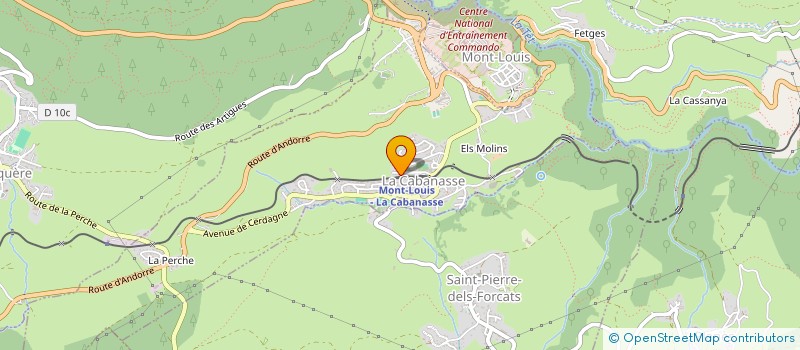 localisation de l'entreprise MONSIEUR GILLES RENART  LA CABANASSE