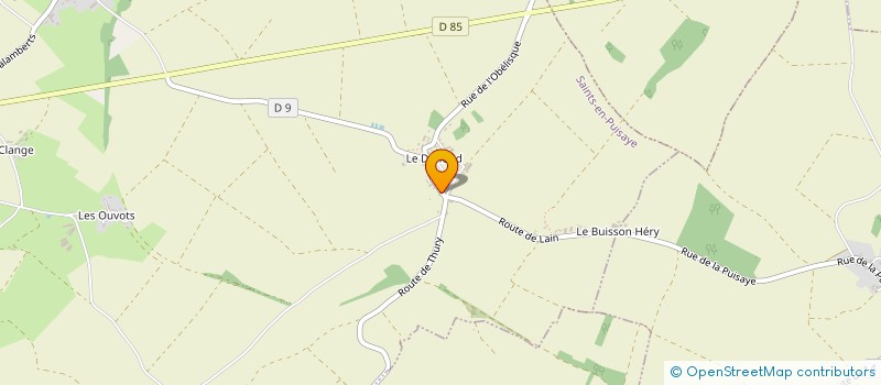 localisation de l'entreprise MONSIEUR GILLES RENAULT  SAINTS-EN-PUISAYE