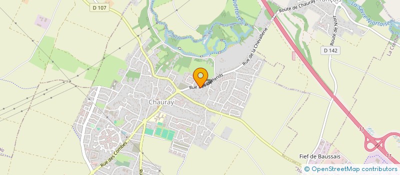 localisation de l'entreprise MONSIEUR GILLES RENAULT  CHAURAY