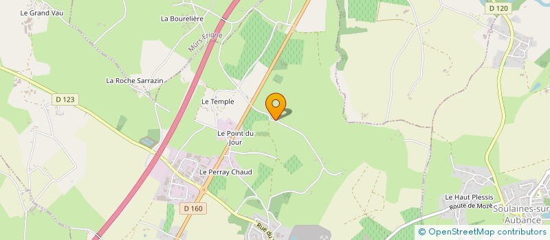 localisation de l'entreprise MONSIEUR GILLES RENOU à SOULAINES-SUR-AUBANCE