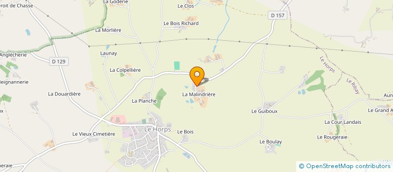 localisation de l'entreprise MONSIEUR GILLES RENOUARD  LE HORPS