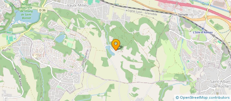 localisation de l'entreprise MONSIEUR GILLES REVELLIN-PIALET  VAULX-MILIEU