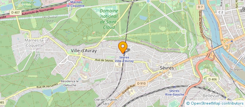 localisation de l'entreprise MONSIEUR GILLES REY à SEVRES