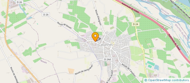 localisation de l'entreprise MONSIEUR GILLES REYNAUD  CABANNES