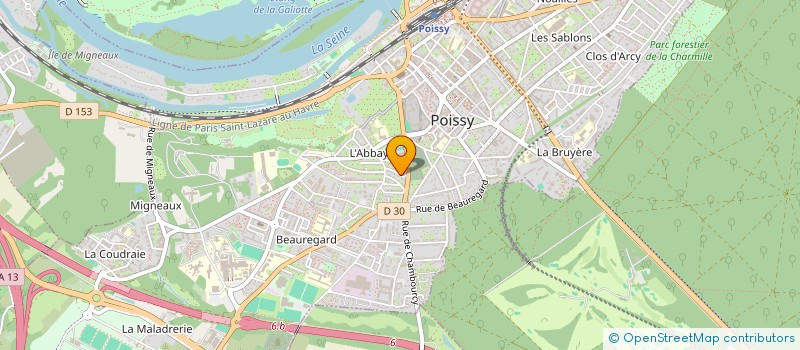 localisation de l'entreprise MONSIEUR GILLES REYNAUD  POISSY