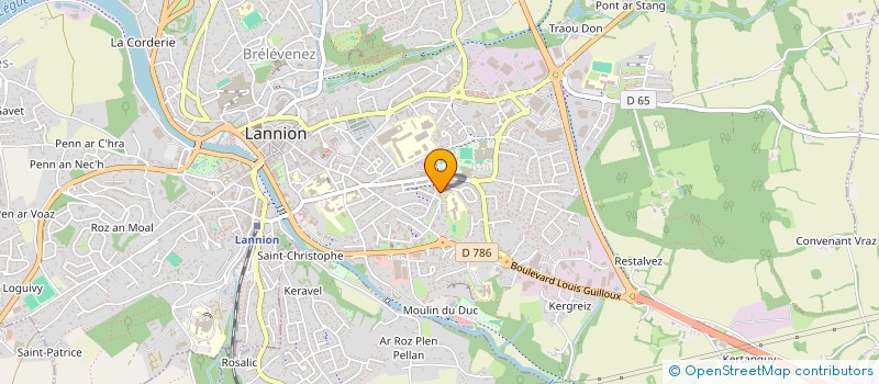 localisation de l'entreprise MONSIEUR GILLES RIBA à LANNION