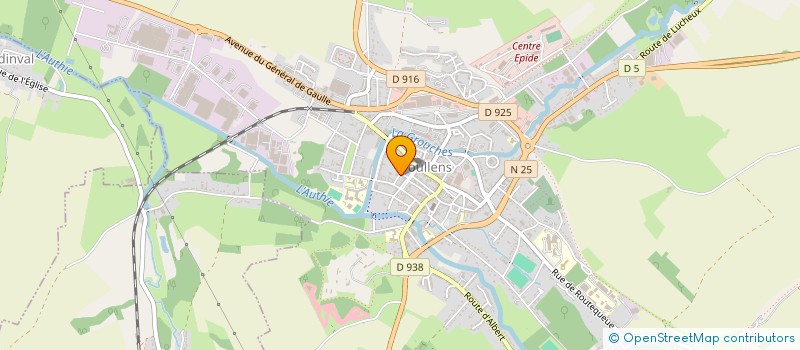 localisation de l'entreprise MONSIEUR GILLES RIBREUX  DOULLENS