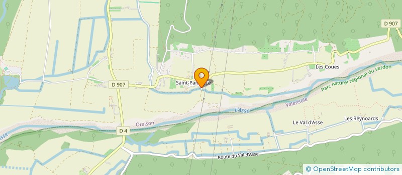 localisation de l'entreprise MONSIEUR GILLES RICHAUD  ORAISON