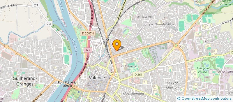 localisation de l'entreprise MONSIEUR GILLES RICHET à VALENCE