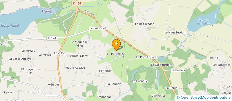 localisation de l'entreprise MONSIEUR GILLES RICORDEL  FEGREAC