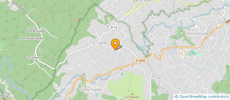 localisation de l'entreprise MONSIEUR GILLES RIEM à LE TIGNET