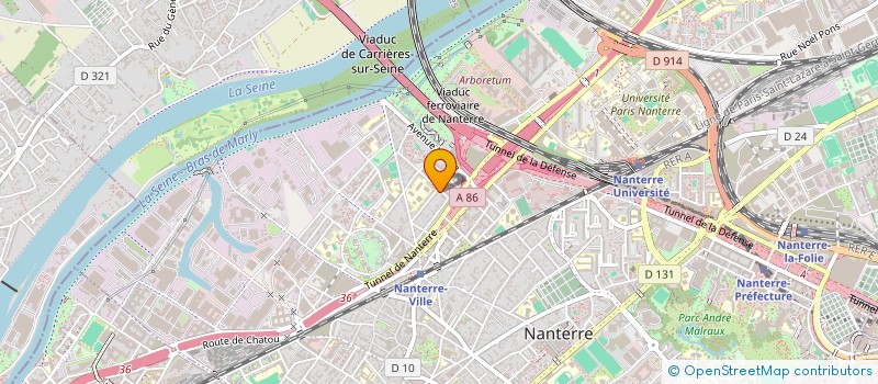 localisation de l'entreprise MONSIEUR GILLES RIGHI  NANTERRE