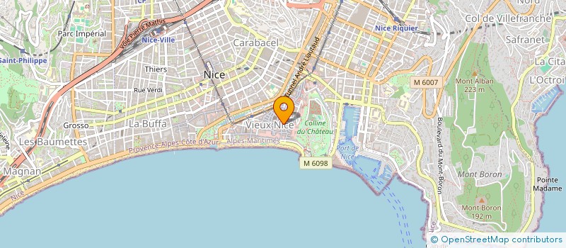localisation de l'entreprise MONSIEUR GILLES RIQUET à NICE
