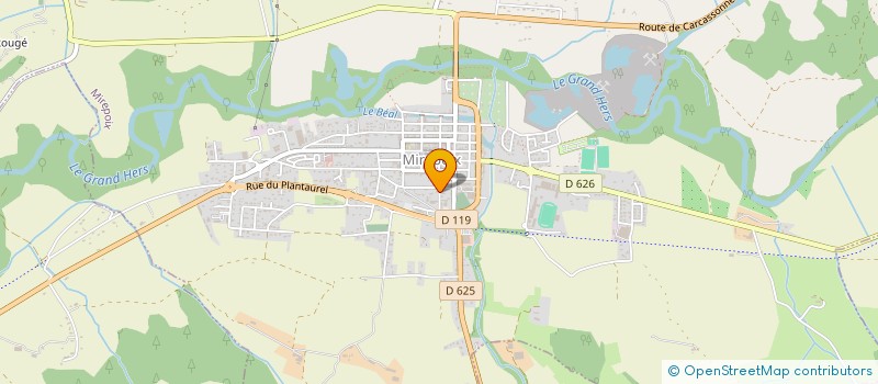 localisation de l'entreprise MONSIEUR GILLES RIVESLANGE à MIREPOIX