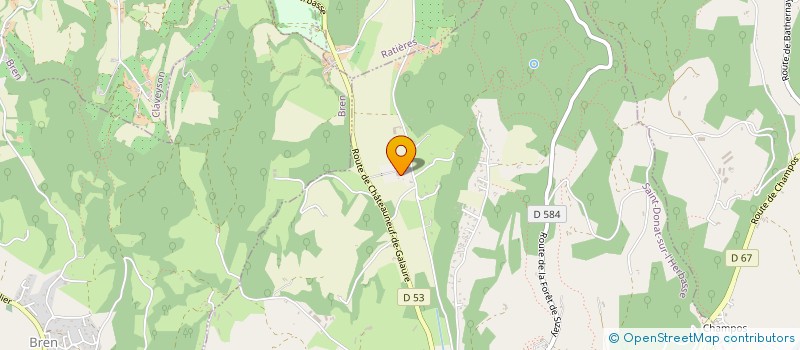 localisation de l'entreprise MONSIEUR GILLES RIVIERE  SAINT-DONAT-SUR-L'HERBASSE