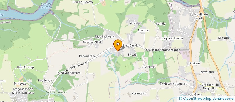 localisation de l'entreprise MONSIEUR GILLES RIVOAL  GOUESNACH