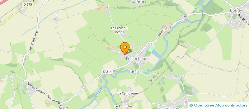 localisation de l'entreprise MONSIEUR GILLES ROBBE  VAL D'ARRY