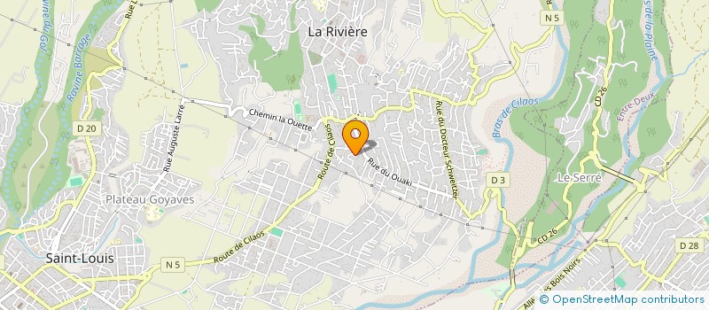 localisation de l'entreprise MONSIEUR GILLES ROBERT à SAINT-LOUIS