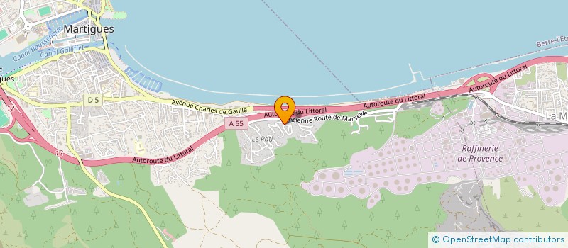 localisation de l'entreprise MONSIEUR GILLES ROBERT à MARTIGUES