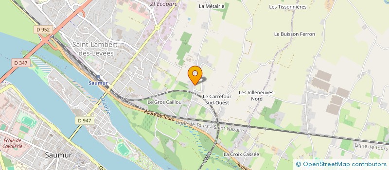 localisation de l'entreprise MONSIEUR GILLES ROCHER  SAUMUR