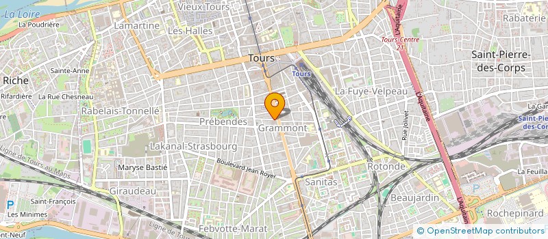 localisation de l'entreprise MONSIEUR GILLES RODARO  TOURS