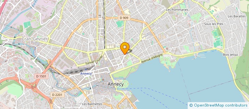 localisation de l'entreprise MONSIEUR GILLES RODE à ANNECY