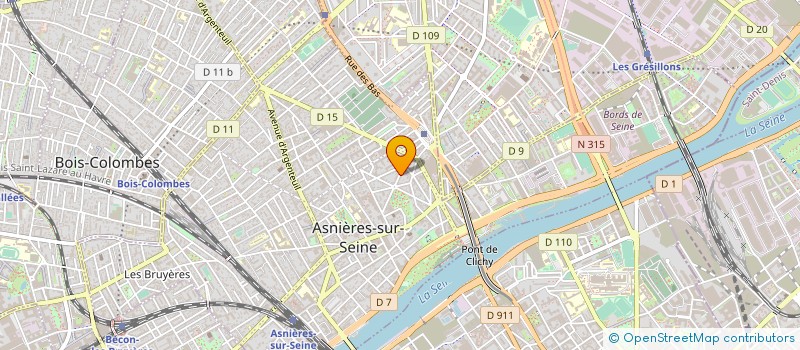 localisation de l'entreprise MONSIEUR GILLES ROEDERER à ASNIERES-SUR-SEINE
