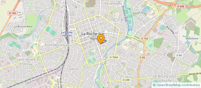 localisation de l'entreprise MONSIEUR GILLES ROGE à LA ROCHE-SUR-YON