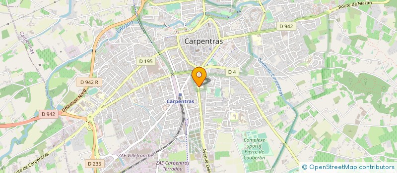 localisation de l'entreprise MONSIEUR GILLES ROGIER à CARPENTRAS