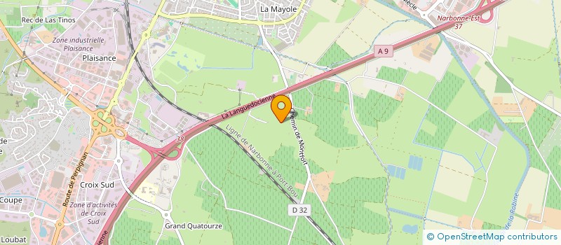 localisation de l'entreprise MONSIEUR GILLES ROIG  NARBONNE