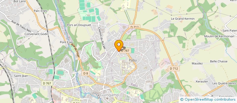 localisation de l'entreprise MONSIEUR GILLES ROIGNANT  PABU