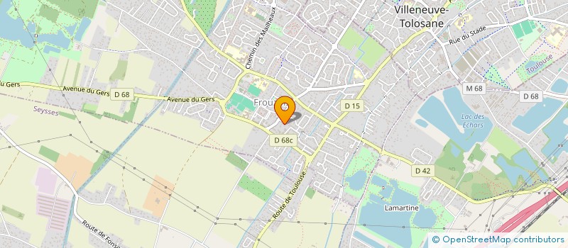 localisation de l'entreprise MONSIEUR GILLES ROISAN  FROUZINS